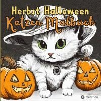 Kenya Kooper - Malbuch Katze Halloween Herbst Kreativ Antistress Ausmalbilder für Erwachsene Jugendliche Teenager Kinder Malbuch Herbst Geschenk für Katzenfans, Häftad
