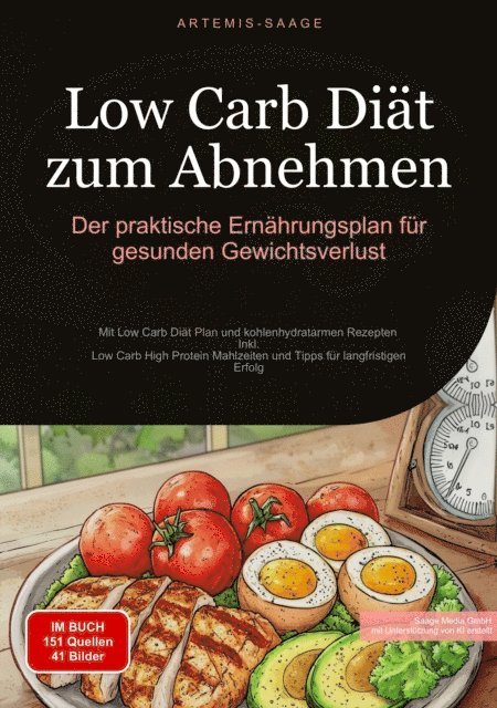 Artemis Saage - Deutschland - Low Carb Diät zum Abnehmen: Der praktische Ernährungsplan für gesunden Gewichtsverlust, E-bok