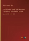 Discours sur le budget prononcé dans la Chambre des communes du Canada