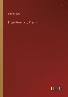 David Snow - From Poverty to Plenty, Häftad