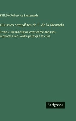 OEuvres complètes de F. de la Mennais