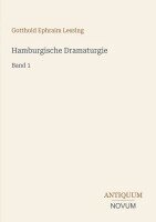 Gotthold Ephraim Lessing - Hamburgische Dramaturgie, Häftad