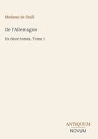Madame de Staël - De l'Allemagne, Inbunden