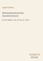 August Lübben - Mittelniederdeutsches Handwörterbuch, Inbunden