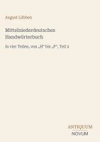 August Lübben - Mittelniederdeutsches Handwörterbuch, Inbunden
