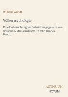 Wilhelm Wundt - Völkerpsychologie, Inbunden