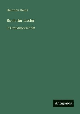 Heinrich Heine - Buch der Lieder, Häftad