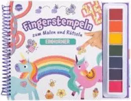 Fingerstempeln zum Malen und Rätseln. Einhörner, Häftad. Tillgänglighet: Lägg i varukorg