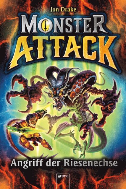 Jon Drake - Monster Attack (1). Angriff der Riesenechse, E-bok
