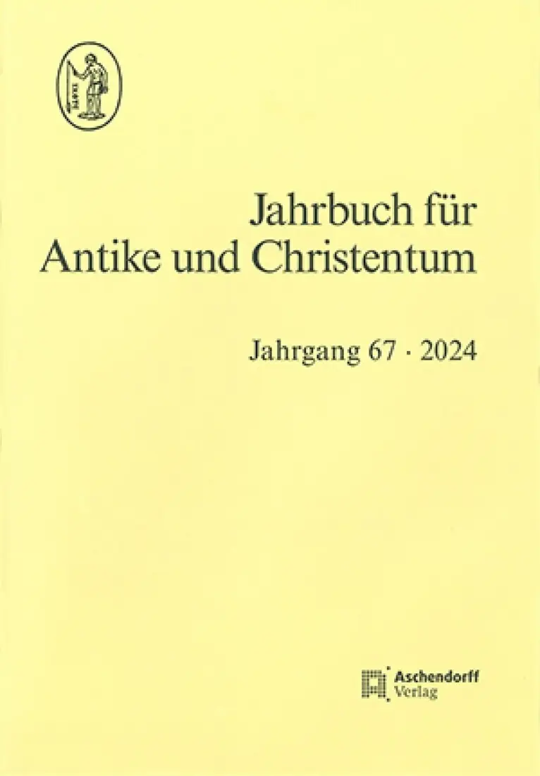 Sible de Blaauw, Christian Hornung, Winrich Löhr, Sebastian Schmidt-Hofner - Jahrbuch für Antike und Christentum, Inbunden. Tillgänglighet: Lägg i varukorg