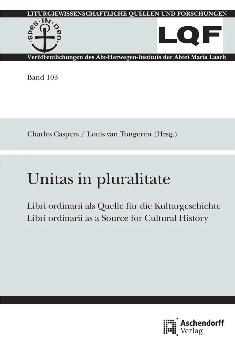 Charles Caspers, Louis van Tongeren - Unitas in pluralitate, Häftad. Tillgänglighet: Lägg i varukorg