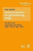 Hans Schaller - Unterschwellenvergabeordnung (UVgO), Häftad