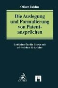 Die Auslegung und Formulierung von Patentansprchen