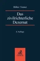 Janko Büßer, Martin Tonner - Das zivilrichterliche Dezernat, Häftad. Tillgänglighet: Lägg i varukorg