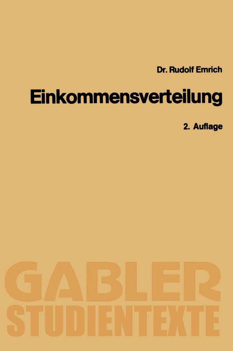Theorie der Einkommensverteilung