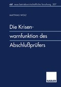 Die Krisenwarnfunktion des Abschlu�pr�fers