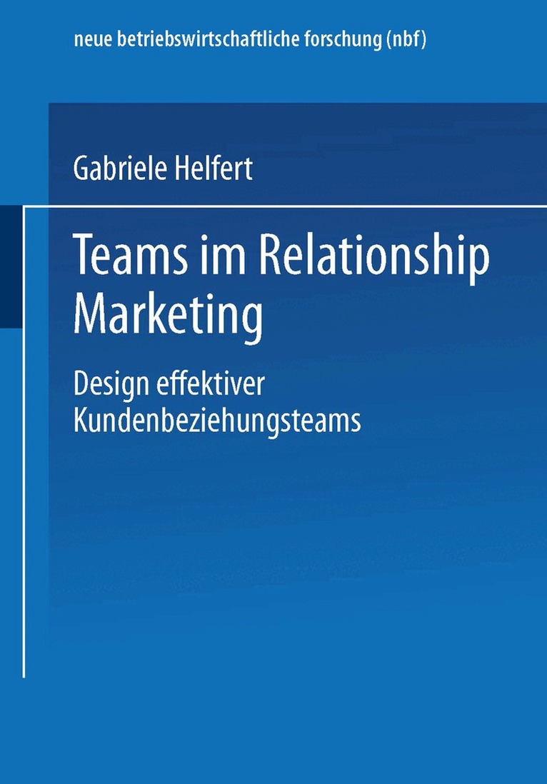 Teams im Relationship Marketing