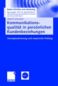 Kommunikationsqualit�t in pers�nlichen Kundenbeziehungen