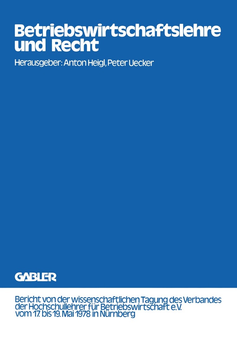 Anton Heigl, Peter Uecker - Betriebswirtschaftslehre und Recht, Häftad. Tillgänglighet: Lägg i varukorg
