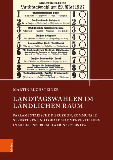 Martin Buchsteiner - Landtagswahlen im landlichen Raum, E-bok