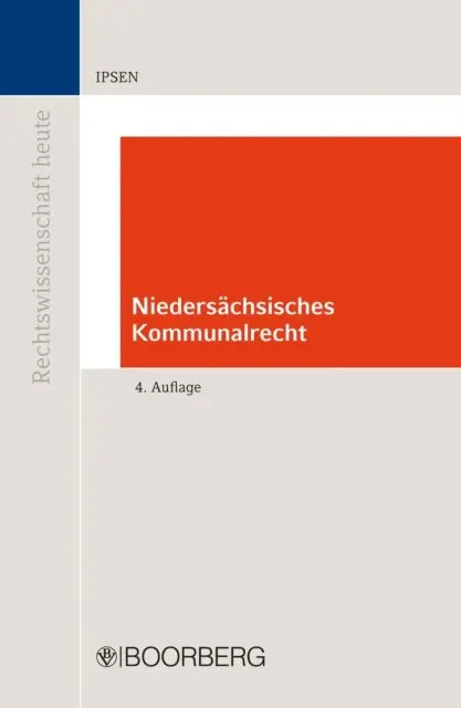 Jorn Ipsen - Niedersächsisches Kommunalrecht, E-bok. Tillgänglighet: Lägg i varukorg