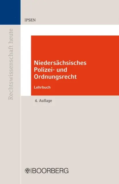 Jorn Ipsen - Niedersächsisches Polizei- und Ordnungsrecht, E-bok. Tillgänglighet: Lägg i varukorg