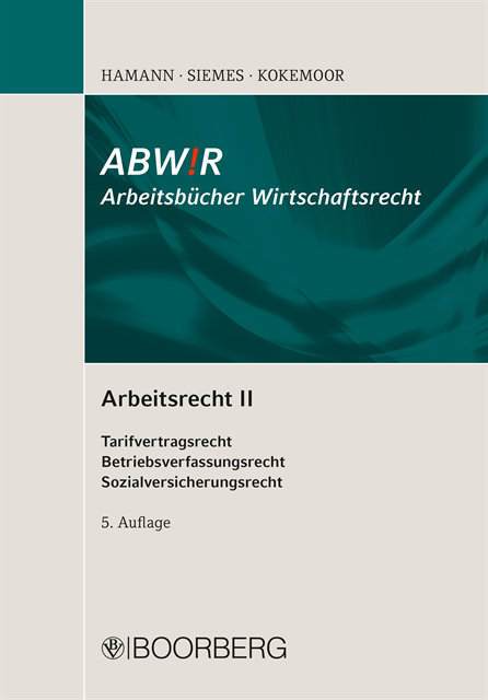 Axel Kokemoor, Christiane Siemes, Wolfgang Hamann - Arbeitsrecht II, E-bok