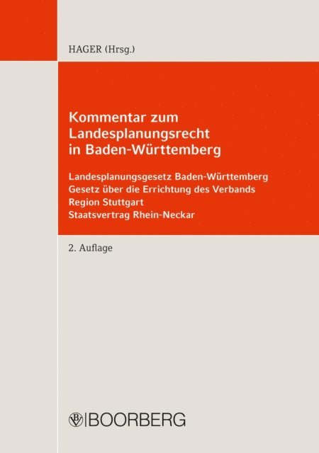 Gerd Hager - Kommentar zum Landesplanungsrecht in Baden-Württemberg, E-bok