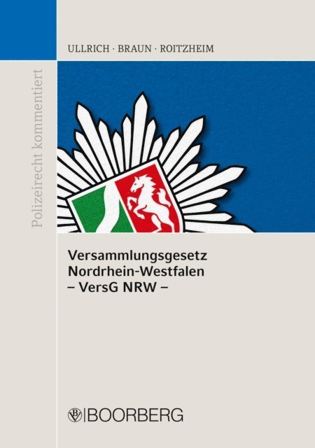 Peter Roitzheim, Frank Braun, Norbert Ullrich - Versammlungsgesetz Nordrhein-Westfalen, E-bok