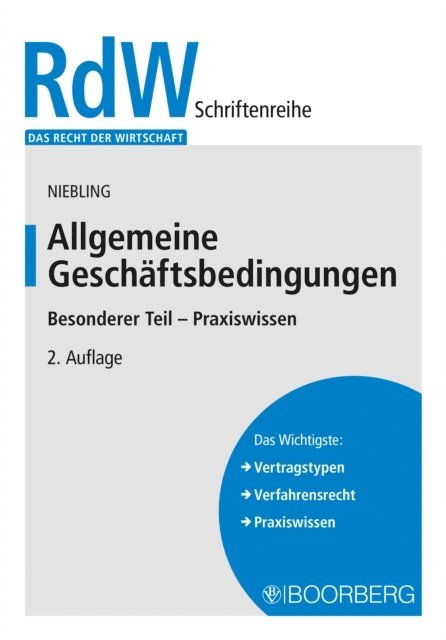 Jurgen Niebling - Allgemeine Geschäftsbedingungen, E-bok