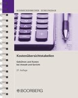Karin Scheungrab - Kostenübersichtstabellen, Häftad