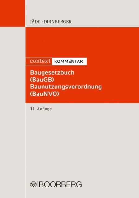 Franz Dirnberger, Henning Jade - Baugesetzbuch, Baunutzungsverordnung, E-bok