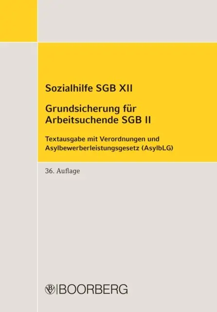 Richard Boorberg Verlag - Sozialhilfe SGB XII - Grundsicherung für Arbeitsuchende SGB II - AsylbLG, E-bok. Tillgänglighet: Lägg i varukorg