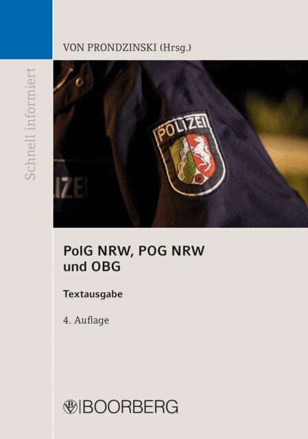Peter von Prondzinski - PolG NRW, POG NRW und OBG, E-bok