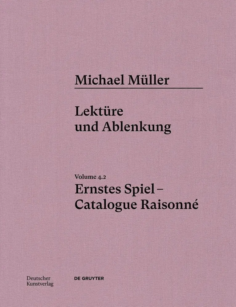 Alien Athena Foundation for Art, Hubertus von Amelunxen, Anne-Marie Bonnet - Michael Müller. Ernstes Spiel. Catalogue Raisonné, Inbunden. Tillgänglighet: Tillfälligt slut