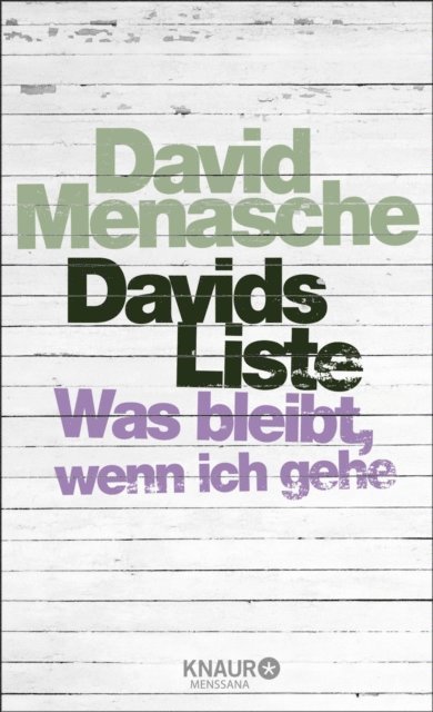 David Menasche - Davids Liste, E-bok