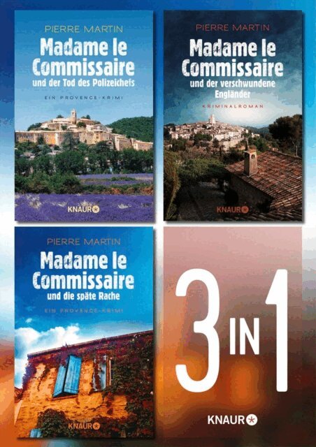 Pierre Martin - Madame le Commissaire Band 1-3. Krimi-Bundle, E-bok