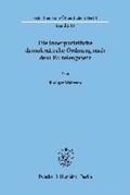 Die Innerparteiliche Demokratische Ordnung Nach Dem Parteiengesetz