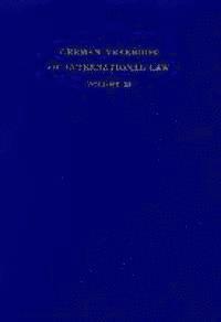 German Yearbook of International Law / Jahrbuch Fur Internationales Recht: Vol. 23 (198)