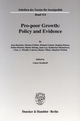Lukas Menkhoff - Pro-Poor Growth: Policy and Evidence, Häftad. Tillgänglighet: Lägg i varukorg