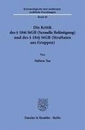 Die Kritik Des 184i StGB (Sexuelle Belastigung) Und Des 184j StGB (Straftaten Aus Gruppen)