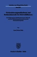 Anna Florina Polke - Modernisierungsmaßnahmen und Besitzschutzrecht bei Mietverhältnissen, Häftad