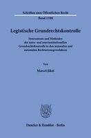 Marcel Jäkel - Legistische Grundrechtskontrolle, Inbunden