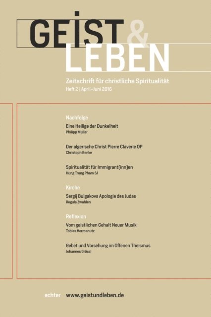 Christoph Benke - Geist und Leben 2/2016, E-bok