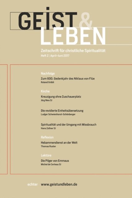 Christoph Benke - Geist & Leben 2/2017, E-bok
