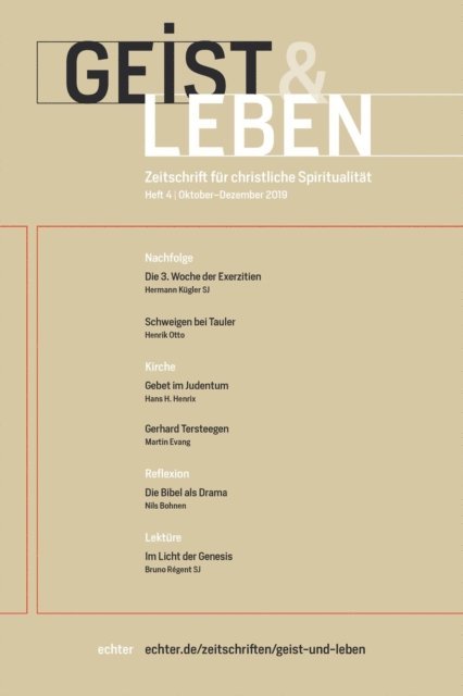 Christoph Benke - Geist & Leben 4/2019, E-bok