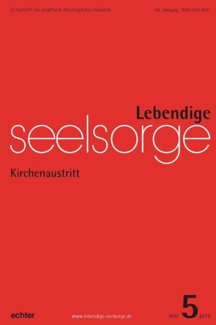 Verlag Echter, Erich Garhammer - Lebendige Seelsorge 5/2018, E-bok