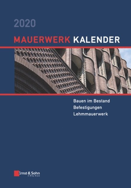 Wolfram J ger - Mauerwerk-Kalender 2020, E-bok