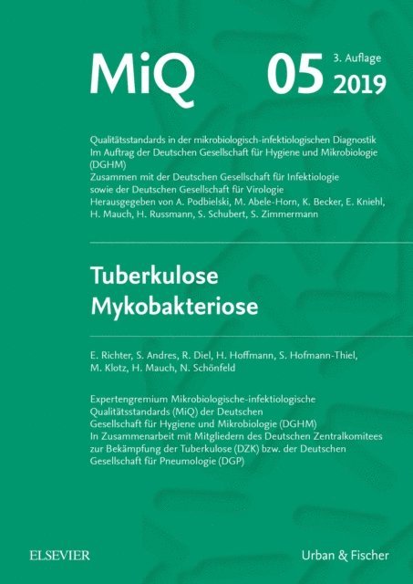 Elvira Richter, Harald Mauch, Andreas Podbielski - MIQ 05: Tuberkulose Mykobakteriose, E-bok