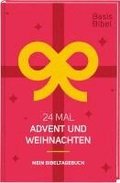 BasisBibel. 24 Mal Advent und Weihnachten. Mein Bibeltagebuch f�r eine kreative Bibellekt�re f�r die Weihnachtszeit. Ein christlicher Adventskalender mit 24 Impulsen in Buchform f�r Erwachsene.